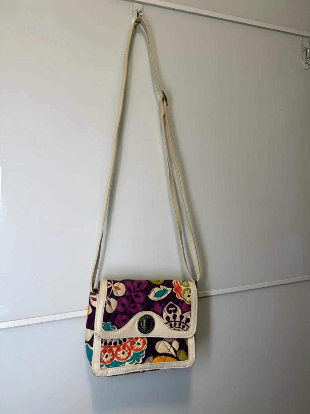 Vera Bradley Patricia Crossbody in Plum Crazy - Picture 2 of 6